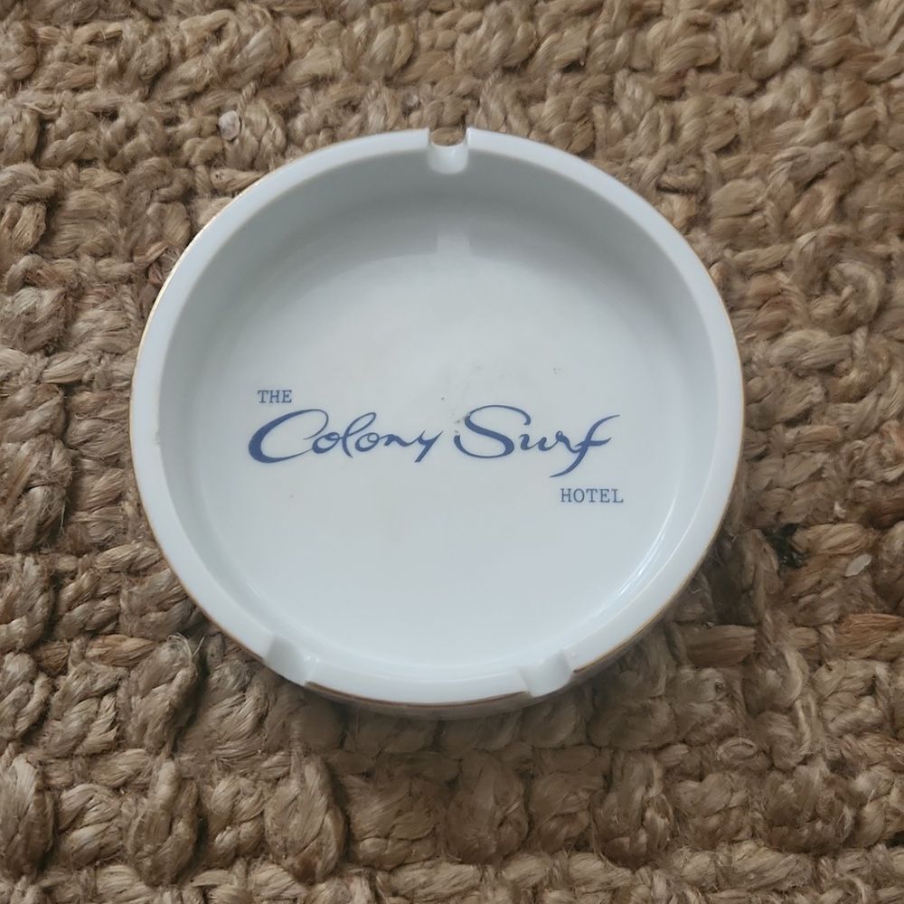 Vintage Colony Surf Hotel Ashtray Hawaii